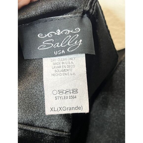 LONG TALL SALLY SLEEVELESS BLACK LONG STRAIGHT EVENING DRESS SIZE: XL - Picture 8 of 9